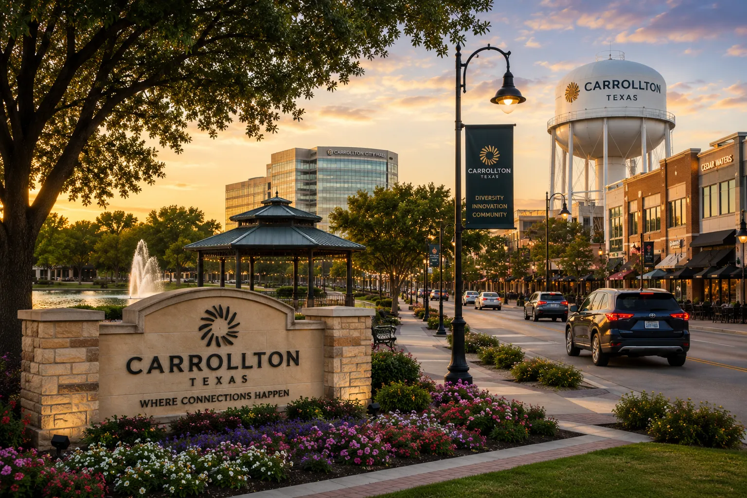 Carrollton Texas street view