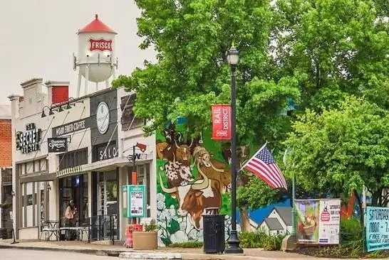 frisco texas downtown rail district